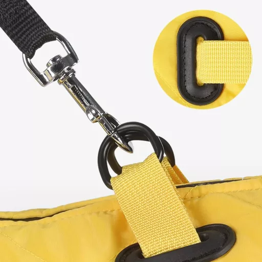 meioro Vízálló Kutyakabát Téli Kutyajacka Reflektoros Közép Kutyáknak XL