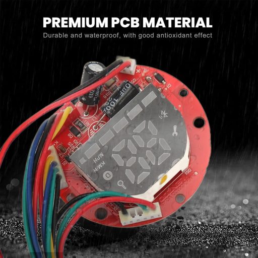 Display bord trotinetă electrică BuyWeek, model HX X7 - Panou de control PCB impermeabil cu afișare date în timp real, componentă ușor de instalat