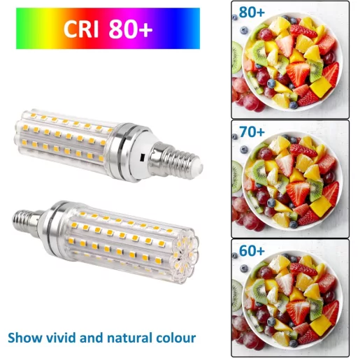 SCNNC LED kukoricaizzó E14 12W hideg fehér 6000K 6 darab csomag