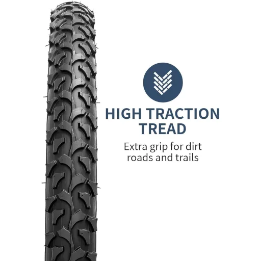 YunSCM 20 Inch Anvelopă și Cameră Set Bicicletă Pliabilă 1.95