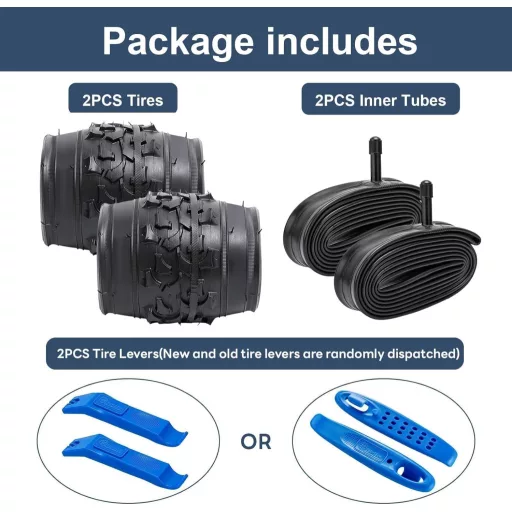 YunSCM 20 Inch Anvelopă și Cameră Set Bicicletă Pliabilă 1.95
