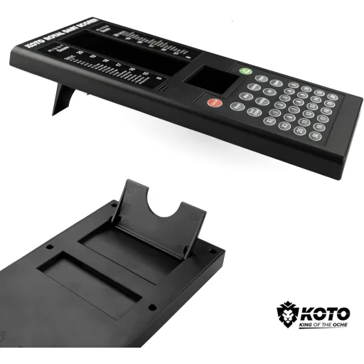 KOTO Royal Elektronikus Darts Pontozó Tábla 40 Játékkal, 8 Játékosra, Fekete Digitális Eredményjelző Fali Rögzítéssel