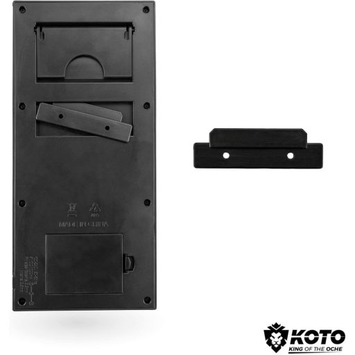 KOTO Royal Tablă de Darts Electronică cu 40 de Jocuri, pentru 8 Jucători, Scor Digital Negru cu Montare pe Perete