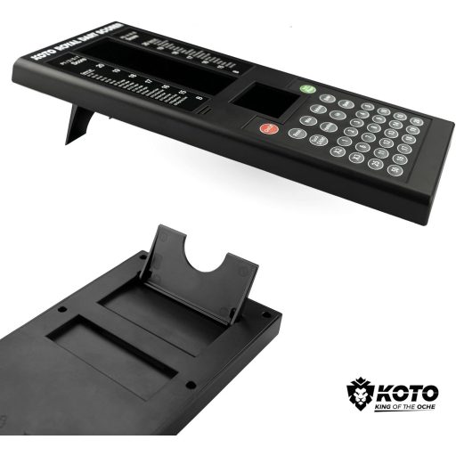 KOTO Royal Tablă de Darts Electronică cu 40 de Jocuri, pentru 8 Jucători, Scor Digital Negru cu Montare pe Perete