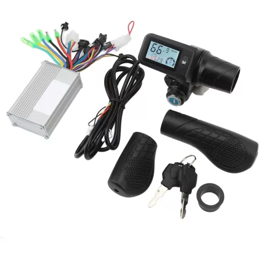 Kit controler bicicletă electrică VGEBY 36V/48V 350W cu display LCD 805 și accelerație - Adaptare la lumină, cu disipare a căldurii