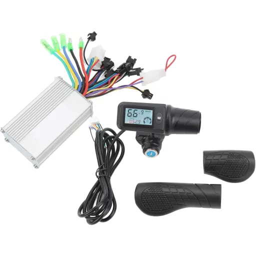 Kit controler bicicletă electrică VGEBY 36V/48V 350W cu display LCD 805 și accelerație - Adaptare la lumină, cu disipare a căldurii