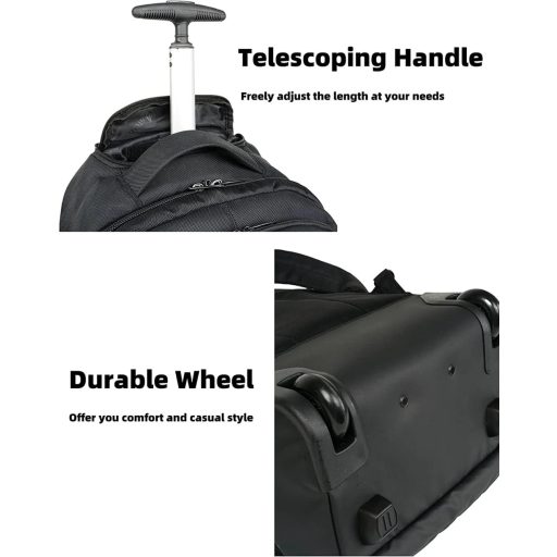 MATEIN gurulós utazótáska nagy laptophátizsák 18 hüvelykes bőrönd férfi nő