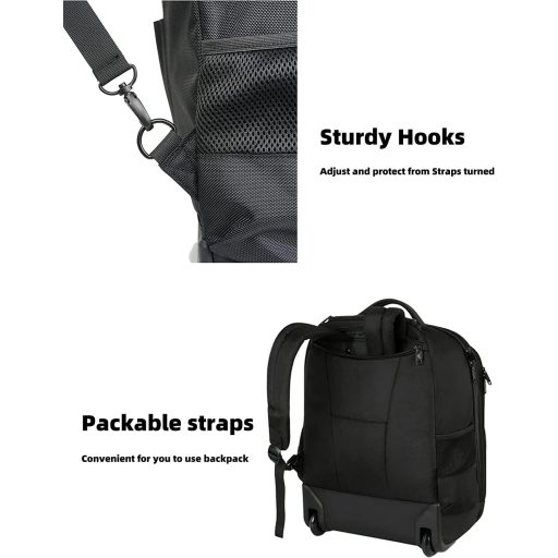 Geantă de voiaj cu roți MATEIN, rucsac mare pentru laptop de 18 inchi, troller pentru bărbați și femei