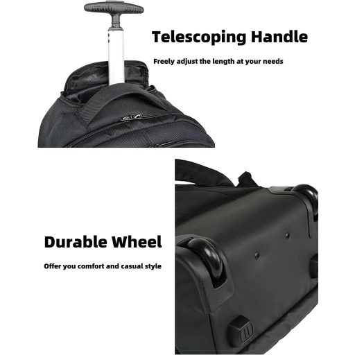 Geantă de voiaj cu roți MATEIN, rucsac mare pentru laptop de 18 inchi, troller pentru bărbați și femei