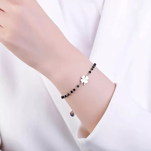 Náramok Zoomers Zlatá Štvorlístková Ďatelina - Šperk pre šťastie