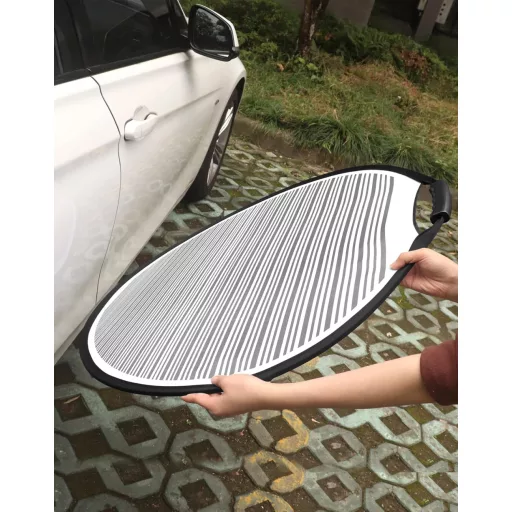 QWORK Karosszéria Javító Tükör Összecsukható 80cm Autó Horpadás Javítás