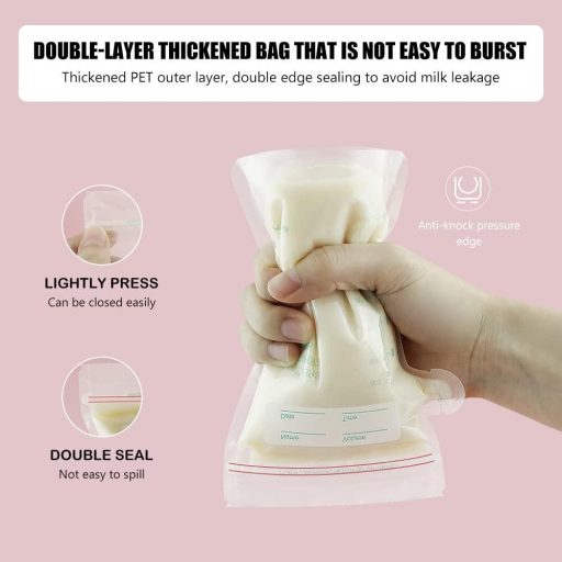 Medela 30 de pungi pentru stocare lapte matern, cu dublu fermoar, 200ml