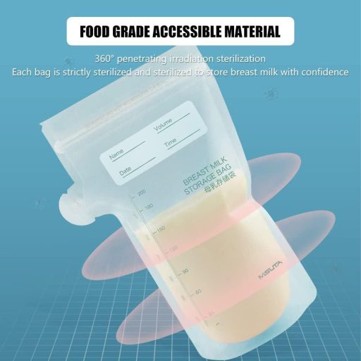 Medela 30 de pungi pentru stocare lapte matern, cu dublu fermoar, 200ml