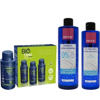   Iniya Prime PRO Extreme Organic Tanin Hajsimító Szett 3x100ml + Sampon 400ml