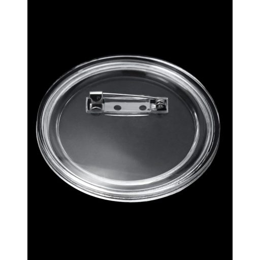 Set de 30 de nasturi QWORK, 60 mm, insigne transparente pentru creații DIY