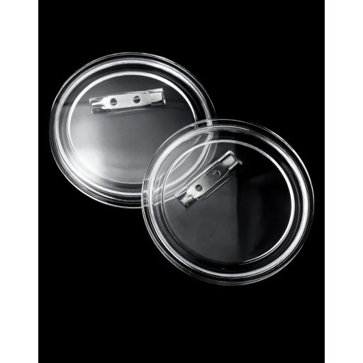 Set de 30 de nasturi QWORK, 60 mm, insigne transparente pentru creații DIY