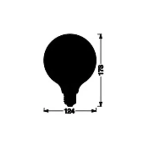 LEDVANCE SMART+ WiFi LED izzó E27 4.8W 470lm gömb forma dimmer app vezérlés - Single-Pack, Globe