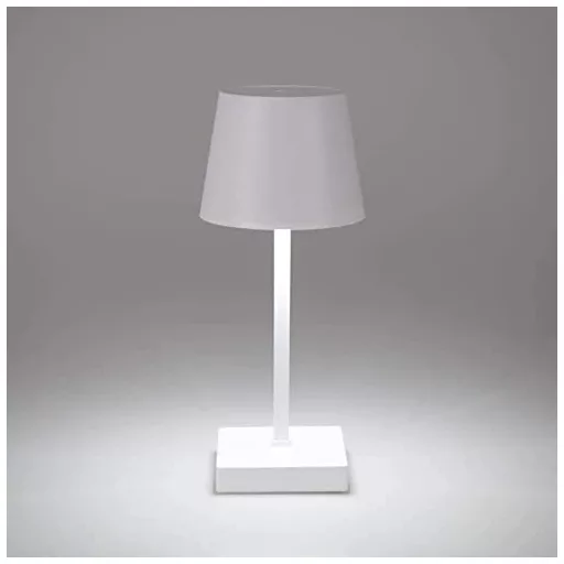 Lampă de birou tactilă VOKOT QLED48 Albă - Lampă de noptieră cu încărcare wireless pentru dormitor