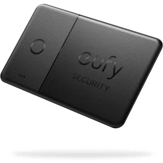   eufy Security SmartTrack Card fekete Bluetooth nyomkövető kulcskeresőhöz, Apple Find My kompatibilis, 3 éves akkumulátor