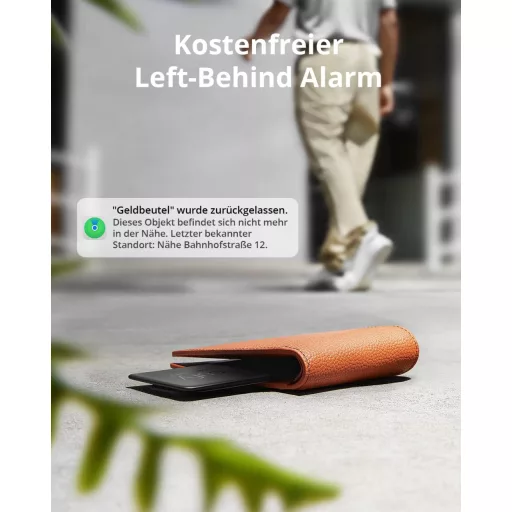 eufy Security SmartTrack Card fekete Bluetooth nyomkövető kulcskeresőhöz, Apple Find My kompatibilis, 3 éves akkumulátor