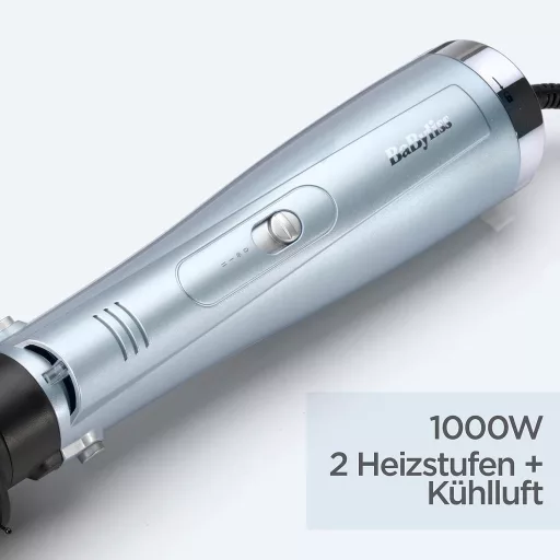 BaByliss Hydro-Fusion 4az1-ben hajszárító kefe 1000W ionos technológia szárítás egyenesítés - Single