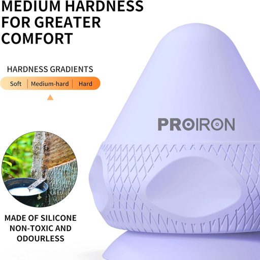 Mingea de masaj pentru puncte trigger PROIRON cu ventuză - Dispozitiv de masaj fascia pentru ameliorarea durerilor musculare în zonele spatelui, gâtului și umerilor