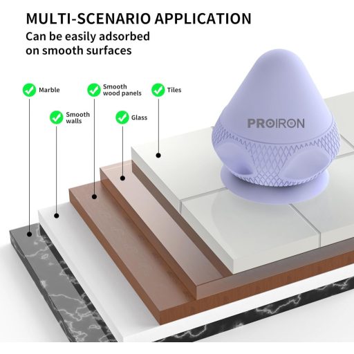 Mingea de masaj pentru puncte trigger PROIRON cu ventuză - Dispozitiv de masaj fascia pentru ameliorarea durerilor musculare în zonele spatelui, gâtului și umerilor