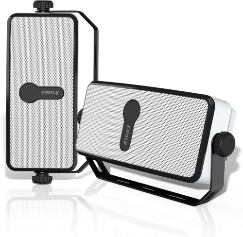 Inwa MZ511 Bluetooth Kültéri Hangszóró Szett - IPX5 Vízálló, Falra Szerelhető, 20W, Szinkronizálható, Mobil és Echo Dot Kompatibilis (2 db)