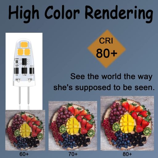 LED žiarovka TIAFELNGLY G4 2W teplá biela 12V stmievateľná, sada 6 ks