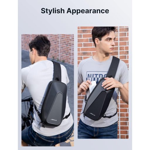 JSAUX Steam Deck táska vállpánttal, kemény tok, 45W adapter és dokkoló tárolóhoz