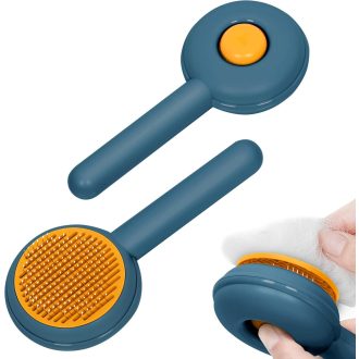   Cleanpet Samočišćujuća Četka za Kratkodlaku Pse i Mačke - Plava