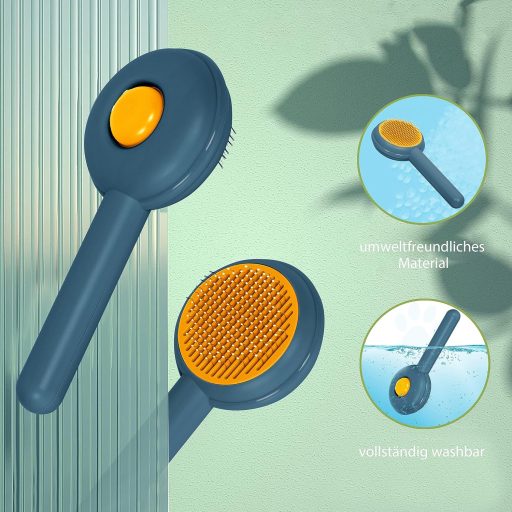 Cleanpet Samočišćujuća Četka za Kratkodlaku Pse i Mačke - Plava