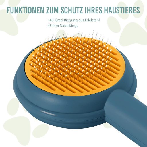 Cleanpet Öntisztító Kefe Rövid Szőrű Kutyáknak és Macskáknak - Kék