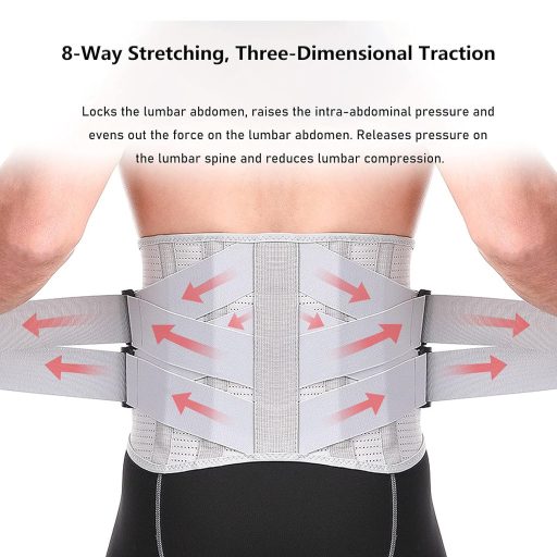 USUN Hátfájás Elleni Támogatóöv, Légáteresztő Lumbális Kötés Gerincstabilizáláshoz