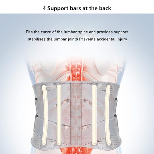 USUN Hátfájás Elleni Támogatóöv, Légáteresztő Lumbális Kötés Gerincstabilizáláshoz