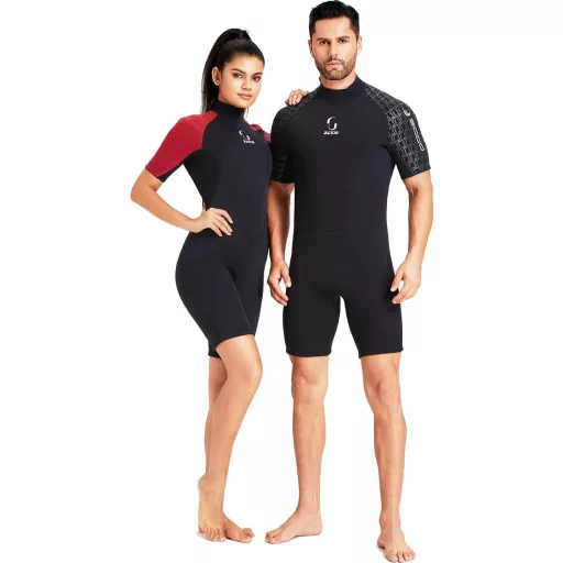 Costum de scafandru din neopren ZCCO 3mm cu fermoar la spate, pentru bărbați și femei, pentru surf, înot și caiac