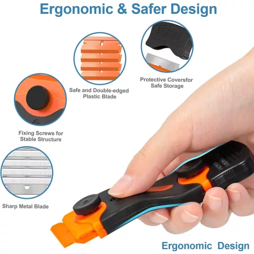 Gebildet Razor Blade Scraper - Címke és Matrica Eltávolító Kaparó