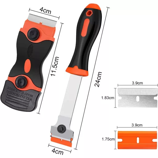 Gebildet Razor Blade Scraper - Címke és Matrica Eltávolító Kaparó