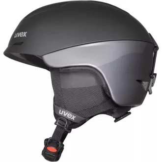   Cască de schi uvex Ultra pentru adulți - Mărime ajustabilă, cu sistem de ventilație blocabil, interior lavabil, S/M, Negru cu model camuflaj.