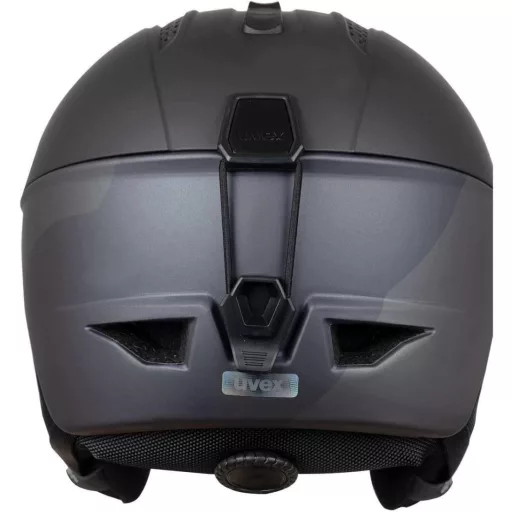 Cască de schi uvex Ultra pentru adulți - Mărime ajustabilă, cu sistem de ventilație blocabil, interior lavabil, S/M, Negru cu model camuflaj.