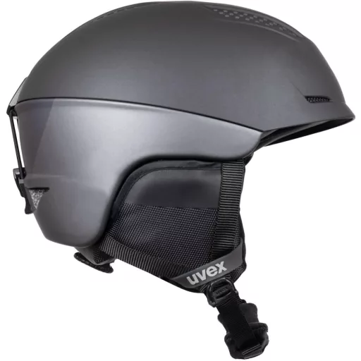 Cască de schi uvex Ultra pentru adulți - Mărime ajustabilă, cu sistem de ventilație blocabil, interior lavabil, S/M, Negru cu model camuflaj.