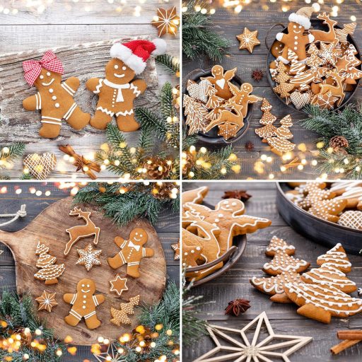 BELSVOR 8 darabos rozsdamentes karácsonyi keksz vágó szett