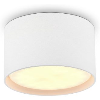   BOYIR LED Spot încastrat GX53 6W Alb Cald 3000K Rotund Aluminiu Lampă de Plafon