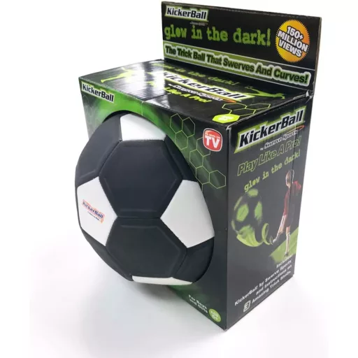 Kickerball Glow sötétben világító labda - standard méret, TV-s klasszikus