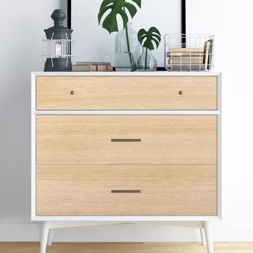 Arthome samoljepljiva zidna naljepnica s uzorkom rustikalnog hrasta, 42x200 cm, za dekoraciju namještaja