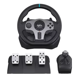   PXN V9 Gaming Lenkrad 270/900° Pedálokkal PS4 Xbox PC Switch