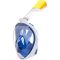 Ledeak 180° panoramska maska za ronjenje – maska za disanje za cijelo lice s nosačem za kameru, protiv zamagljivanja, veličina S/M, plava/crna/zelena, za odrasle
