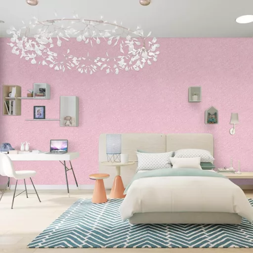 Abyssaly Samoljepljiva Ružičasta Folija za Namještaj 60x500 cm - Vodootporna Dekorativna Tapeta Svilenkastog Sjaja za Namještaj, Zidove, Ormare