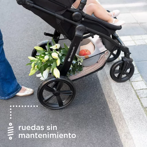 Kinderkraft MOOV CT 3u1 Dječja Kolica s Autosjedalicom, Sklopiva, do 26 kg, Ležeći Položaj