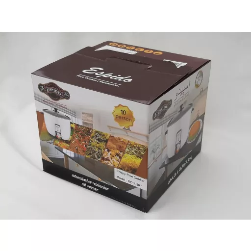 ESPIDO FOOD STUFF HAMBURG Perzsa rizsfőző Tahdig ropogós rizzsel 2,2L 900W 6-10 személyre